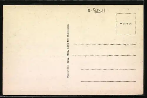 AK Göppersdorf bei Burgstädt, Gebäude der C. Hugo Eidner & Co. AG, Strassenansicht