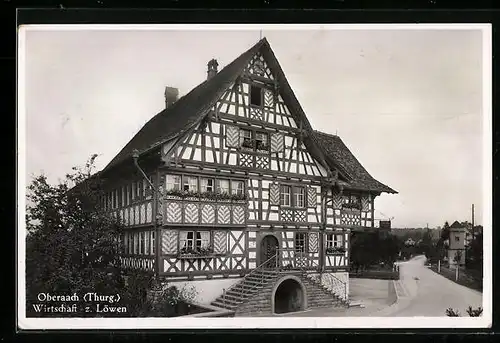 AK Oberaach /Thurg., Gasthaus zum Löwen