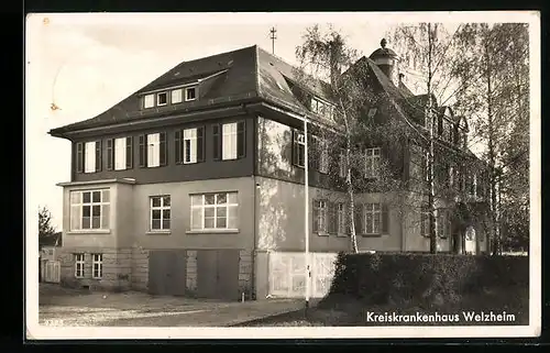 AK Welzheim, Ansicht des Kreiskrankenhauses