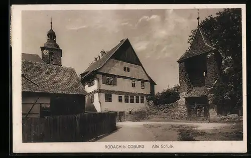 AK Rodach b. Coburg, Alte Schule