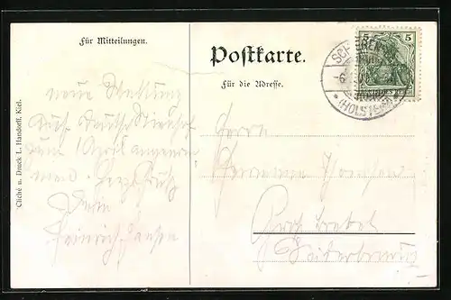 AK Deutsch-Nienhof, Ansicht vom Gutshof