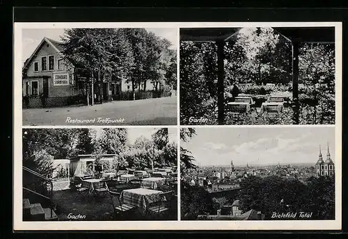 AK Bielefeld, Restaurant Treffpunkt in der Detmolder Strasse, Totalansicht