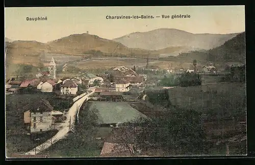 AK Charavines-les-Bains, Vue générale