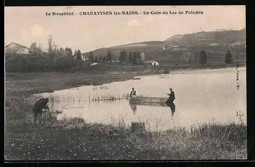 AK Charavines-les-Bains, Un Coin du Lac de Paladru