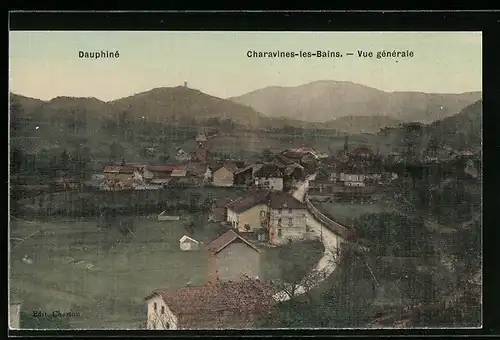 AK Charavines-les-Bains, Vue générale