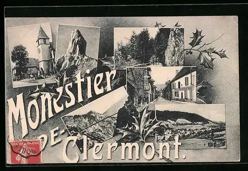 AK Monestier-de-Clermont, Les Impressions de la Ville