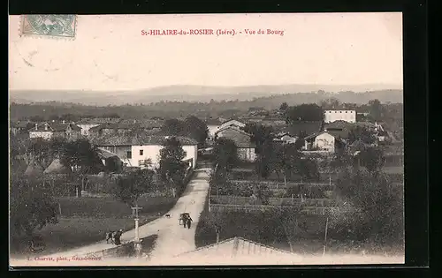 AK Saint-Hilaire-du-Rosier, Vue du Bourg