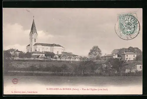 AK Saint-Hilaire-du-Rosier, Vue de l`Eglise (coté Sud)