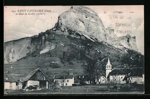 AK Saint-Pancrasse, Vue générale et Dent de Crolles