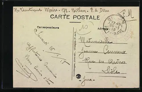 AK Billom, Rue Carnot