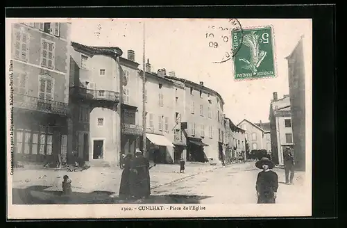 AK Cunlhat, Place de l`Eglise