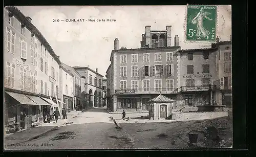 AK Cunlhat, Rue de la Halle