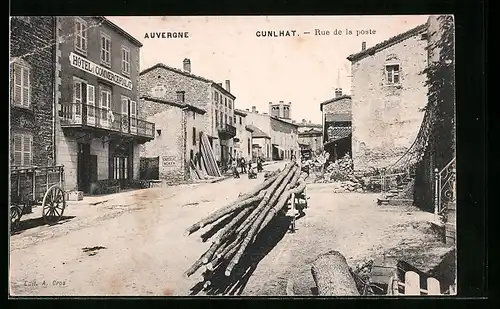 AK Cunlhat, Rue de la poste