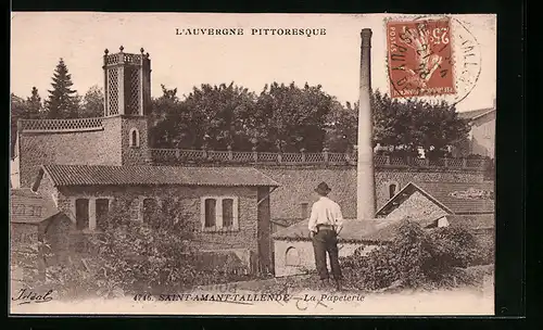 AK Saint-Amant-Tallende, La Papeterie