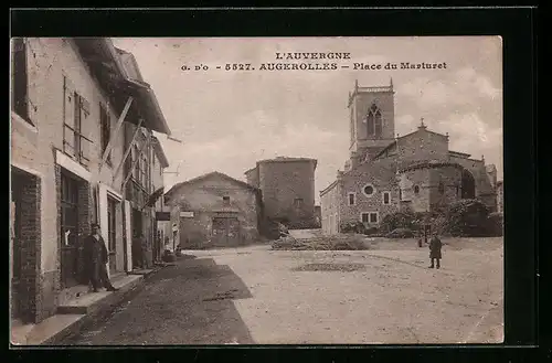 AK Augerolles, Place du Marturet