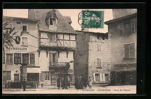 AK Courpière, Place de l`Eglise