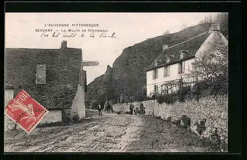 AK Servant, Le Moulin de Champeaux