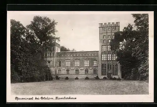 AK Berlin-Wannsee, Pfaueninsel, Kavalierhaus