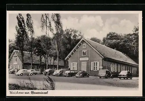 AK Berlin-Wannsee, Wirtshaus zur Pfaueninsel