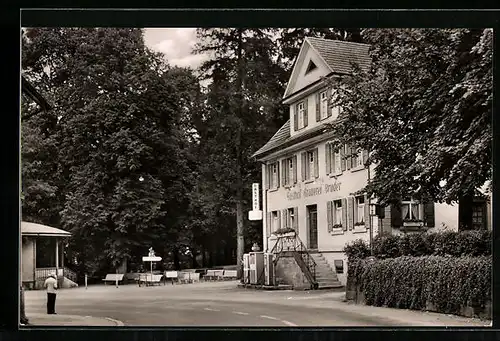 AK Oppenau / Schwarzwald, Gasthof-Brauerei Bruder