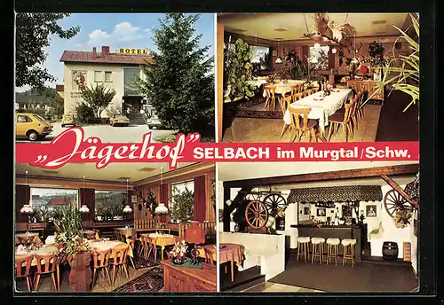 AK Gaggenau-Selbach, Hotel-Restaurant Jägerhof, Gernsbacher Strasse 19