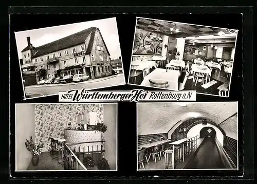 AK Rottenburg am Neckar, Hotel Württemberger Hof