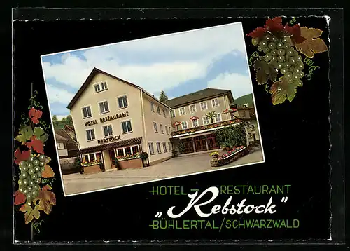 AK Bühlertal / Schwarzwald, Hotel-Restaurant Rebstock