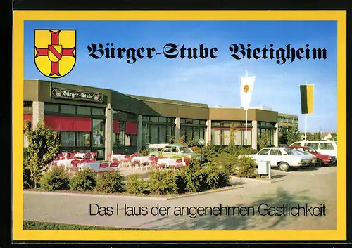 AK Bietigheim / Baden, Gaststätte Bürger-Stube, Schulstrasse 10