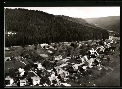 AK Wildbad-Sprollenhaus, Ortsansicht aus der Vogelschau