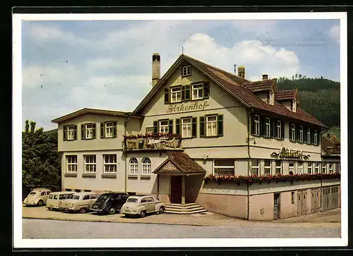 AK Calmbach / Schwarzwald, Gasthaus und Pension zum Birkenhof