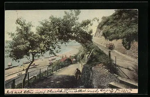 AK Sandown, Bay and Path to Cliff