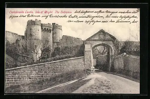 AK Carisbrooke, Carisbrooke Castle, The Entrance
