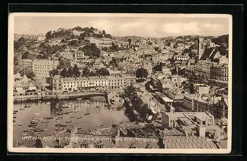 AK Torquay, Waldon Hill and The Strand from Vane Hill