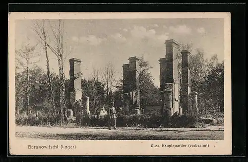 AK Baranowitschi, Russisches Hauptquartier nach dem Brand