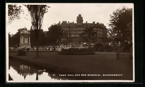 AK Bournemouth, Town Hall and War Memorial