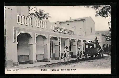 AK Biskra, Facade de l`Hotel des Ziban