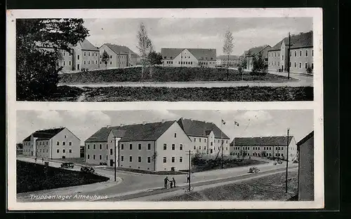 AK Altneuhaus, Ansicht vom Truppenlager