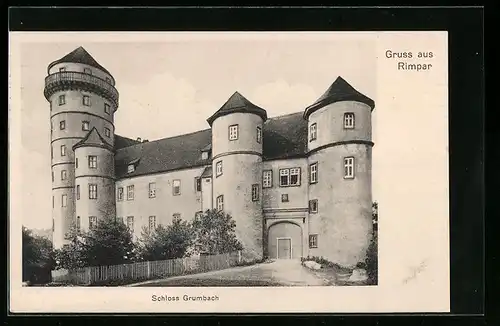 AK Rimpar, Ansicht vom Schloss Grumbach
