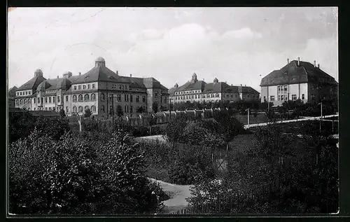 AK Arnsdorf /Sachs, Blick auf die Landesanstalt