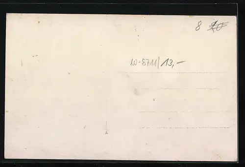 AK Castell, Ortsansicht mit Umgebung