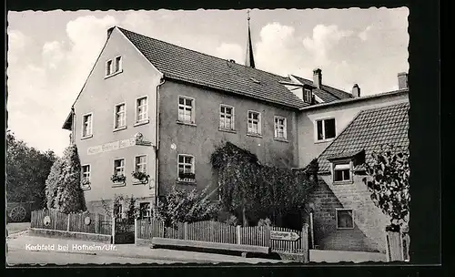 AK Kerbfeld bei Hofheim /Ufr., Gasthaus u. Bäckerei