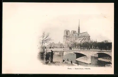 AK Paris, Cathédrale Notre-Dame, l`Abside