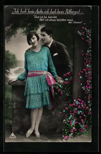 Foto-AK Photochemie Berlin Nr. 6491 /2: Ich hab` kein Auto, ich hab` kein Rittergut
