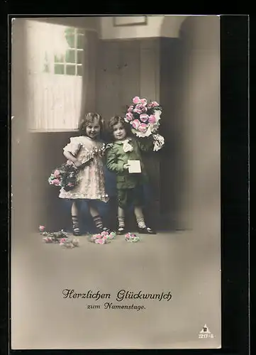 Foto-AK Photochemie Berlin Nr. 7217-6: Glückwunsch zum Namenstage