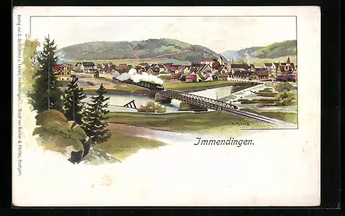 Lithographie Immendingen, Gesamtansicht