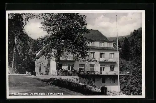 AK Allerheiligen / Schwarzwald, Wasserfallhotel Lierbach
