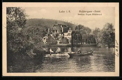AK Lahr i. B., Hohbergsee-Hotel, Bes. Eugen Hildebrand