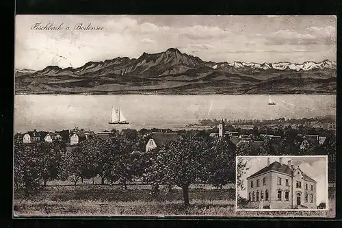 AK Fischbach a. Bodensee, Gesamtansicht, Gebäude