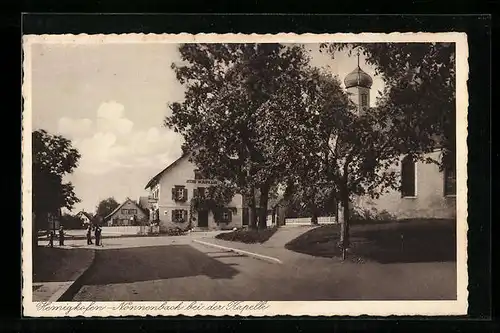 AK Hemigkofen-Nonnenbach, Gasthaus zur Kapelle bei der Kapelle