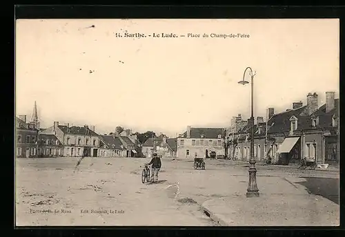 AK Le Lude, Place du Champ-de-Foire